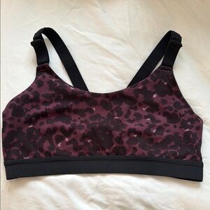 All In Motion Leopard Print Sports Bra - Size Medium